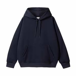 Sudadera con capucha recortada al por mayor para hombre, sudadera lisa y en blanco con estampado de hojaldre, Sudadera corta de poliéster para hombre, sudaderas con capucha y Top corto - Product Image 6