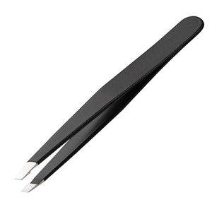 Pince à sourcils en acier inoxydable, outils de beauté, rose et droite, vente en gros - Product Image 6
