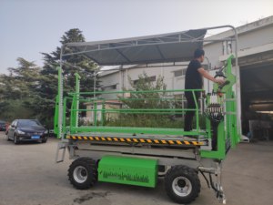 Recolector eléctrico de frutas y cerezas, plataforma de elevación, vehículo de transporte agrícola, árboles de pera y manzana, industrias agrícolas, motor, núcleo de Motor - Product Image 3