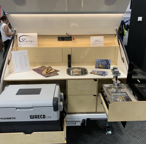 Caravana Ligera Tipo Lágrima Compatible con el Estándar Australiano 4x4, Capacidad para 2 Personas, Entrega Rápida - Product Image 3