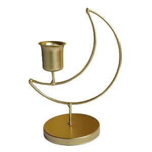 Bougeoir décoratif en métal de luxe moderne élégamment conçu pour les événements formels mariage église automne vacances et décoration intérieure - Product Image 3