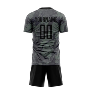 Conjunto de Uniforme de Fútbol para Adultos Unisex 2025, Manga Corta, Transpirable, Sublimación Personalizada, Venta al Por Mayor - Product Image 3
