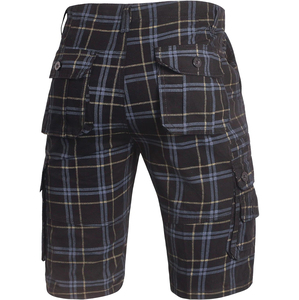<b>Cargo</b> Jogger Shorts Men Mid 100% Cotton Solid Color Print Comfortable Casual Outdoor Fitness Gym Anti-Wrinkle Breathable - Product Image 5