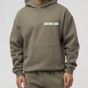 เสื้อฮู้ดสำหรับผู้ชายเสื้อฮู้ดผ้าคอตตอน100% ทรงพลัสไซส์กำหนดเองได้คุณภาพสูง - Product Image 1