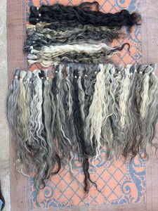 Meilleurs cheveux indiens 100% pour Granny Natural Wave Loose Deep Wave Styles de boucles italiennes avec une durée de vie longue de couleur gris argenté - Product Image 3