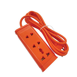 Prise d'extension électrique OMINSU 2500W 3E2500C 1 prise universelle + 2 prises à deux broches exportées du Viet Nam - Product Image 1