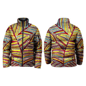 Veste polaire pour hommes à manches longues en polyester et nylon à sublimation fabriquée au Pakistan - Product Image 1
