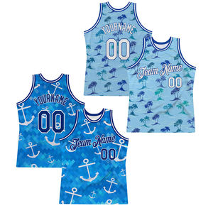 Camiseta de Baloncesto con Estampado Hawaiano para Hombre y Mujer, Adulto y Juvenil, Deportiva, Sin Mangas, Verano, Atlética, Informal, Urbana, de Equipo - Product Image 4