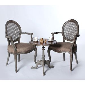 Sillas de Restaurante con Número de Serie 1701, Hechas de Madera y Ratán con Asientos de Espuma Suave - Product Image 4