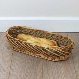 Panier de rangement pour pain et nourriture en rotin et jute Panier de rangement pour ustensiles de cuisine de grande taille de qualité exclusive - Product Image 4