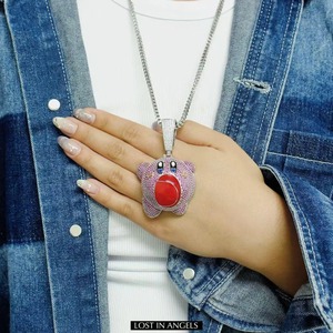 Pendentif Hip Hop en Moissanite de Qualité Supérieure, Couleur Diamant, Serti de Pierres, avec Argent 925, Bijoux Brillants, Bijoux de Luxe Haut de Gamme - Product Image 5