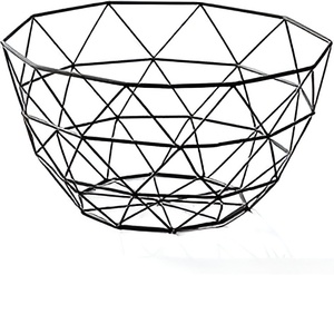 ชามลวดตาข่ายโลหะทรงกลมชามตกแต่งงานแฮนด์เมดสำหรับจัดเก็บและซักรีด - Product Image 5