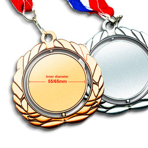 Metal en blanco Universal Badge Awards Trophy Making Football Marathon Baloncesto Medallas Fabricante Custom Sports Ribbons Medallas - Product Image 6