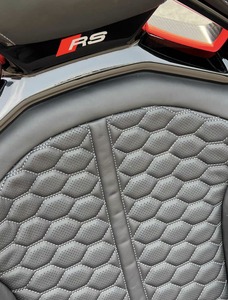Siège de course en cuir rouge, siège baquet, siège de voiture sport personnalisé pour Audi A3 A4 A5 A6 A7 Q3 Q5 - Product Image 4