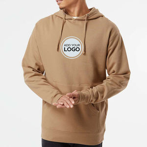 Sweat-shirt à capuche en coton épais pour hommes Independent Trading Co Logo personnalisé sérigraphie broderie pull-over à capuche - Product Image 4