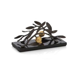 Gold Gingko Leaf Napkins Holder White Marble Base Portable <b>Tissue</b> Stand <b>Wedding</b> Decor Metal Decorative <b>Tissue</b> Holder Metal Craft - Product Image 2