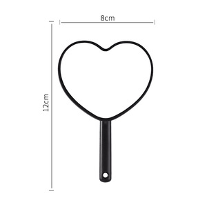 Mini Heart-Shaped 3X Magnifying Cosmetic <b>Mirror</b> with Custom Logo-Portable Handheld <b>Compact</b> <b>Mirror</b> for Personalized Use - Product Image 1