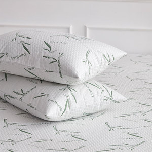 Funda de Almohada Personalizada de Fibra de Bambú, Protector de Almohadas con Tejido de TPU Impermeable - Product Image 4