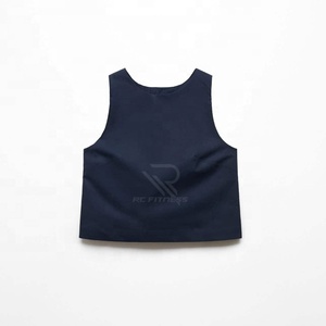 Vente en gros de hauts de sport d'été pour femmes de haute qualité, vêtements unis, fabricants, logo personnalisé, t-shirt court 180g pour femmes - Product Image 5