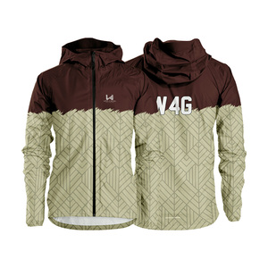 High Quality 100% Nylon Unisex Hooded Windbreaker Personalized Waterproof Breathable Outerwear Jacket for Casual Style in Spring - Product Image 4