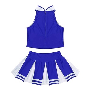Dernière collection, la plus populaire, uniforme de cheerleading personnalisé avec logo imprimé, impression numérique, 100% polyester, sans manches, vêtements d'équipe - Product Image 3
