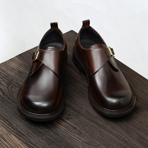 Chaussures en cuir avec talon renforcé et semelle antidérapante, chaussures formelles pour hommes, chaussures de travail pour hommes - Product Image 2