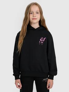 Venta al por mayor personalizado chica pulóver chándales con capucha de calidad superior transpirable ropa casual pulóver chándales para niñas - Product Image 4