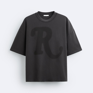 Camiseta de algodón puro en blanco personalizada al por mayor para hombres, camiseta lavada con ácido de la mejor calidad más vendida para hombres - Product Image 4