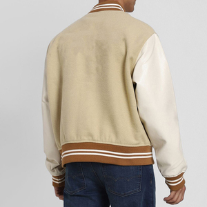 Chaqueta Varsity de Diseño Personalizado de Moda, Chaqueta de Invierno de Alta Calidad con Bordado, Cuello Alto, Logotipo Frontal, Ropa Casual Unisex, Servicio OEM - Product Image 5