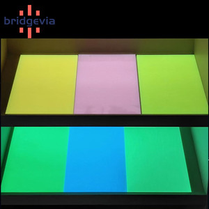 Lámina Acrílica Fluorescente de 3mm que Brilla en la Oscuridad, Panel Fundido para Grabado Láser, Corte Personalizado para Manualidades, Señalización, Decoración de Fachadas de Edificios - Product Image 3