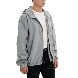 Veste coupe-vent vintage pour homme de haute qualité, à capuche, col montant, fermeture éclair, respirante, pour sports d'hiver, service OEM - Product Image 3