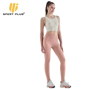 Celana yoga remaja seksi kualitas tinggi legging campuran baru
