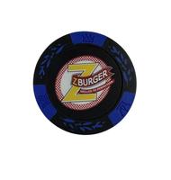 Fichas de Póker de Arcilla Personalizadas de 14g y 40mm, Estilo Las Vegas Crowns Casino, Empaque Ecológico, Pegatinas Numéricas, Juego de Apuestas para Mujeres