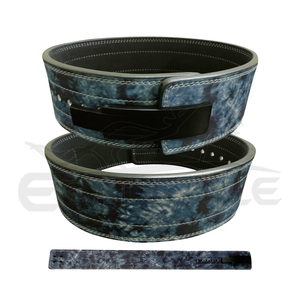 Ceinture de levier d'haltérophilie motif camouflage bleu Powerlifting Squat Deadlift ceinture de gymnastique personnalisée en gros - Product Image 1
