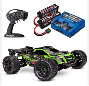 Oferta con Descuento: Traxxas X-Maxx Ultimate 8S 4WD Brushless RTR Monster Truck Combo con Batería 4S 6700mAh y Cargador Doble - Product Image 1