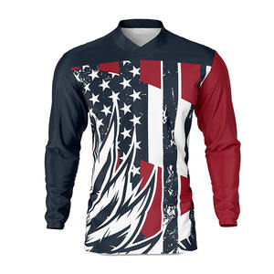 Maillot de Motocross à manches longues pour hommes à prix réduit chemises de moto personnalisées vêtements de sport maillot de Motocross imprimé à la mode - Product Image 5