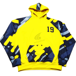 Sublimación Premium Calidad Basics Hombres Sudaderas Algodón Mezclado Oversized Pullover Hoodie Heavyweight Custom Logo Winter Hoodie - Product Image 1
