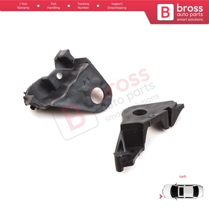 Support de fixation de phare BHL6, kit de réparation avec languettes, côté gauche, pour C4 MK1 LC Coupé MK1 THE 2004-2010 621283 - Product Image 4