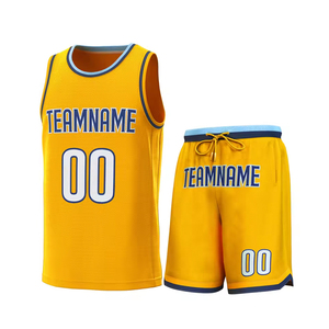 Custom Digital Print Breathable 100% Polyester Basketball Jersey Set Gradient Color Sleeveless <b>Tank</b> Top Elastic Waist Shorts - Product Image 2