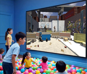 Sistema de juego de proyección 3D de pared deportiva interactiva de múltiples bolas virtuales para niños - Product Image 4