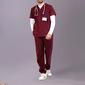 Doctor Wear 2025 Costumes de gommage confort professionnel Tissu respirant Qualité supérieure Look uni Uniforme de gommage hospitalier - Product Image 1
