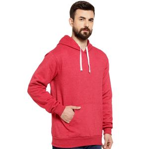 เสื้อสวมหัวมีฮู้ดสำหรับผู้ชายสีทึบแขนยาวมีกระเป๋าข้างและดีไซน์ตามสั่งขนาดใหญ่พิเศษ - Product Image 2