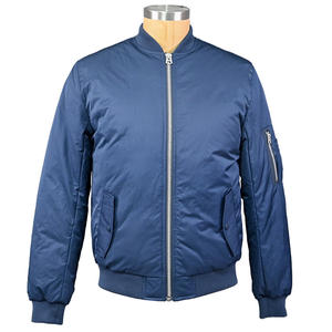 Veste bomber pour homme sur mesure en gros, design personnalisé, printemps automne, coupe ajustée, vêtements d'extérieur, vente élevée - Product Image 4