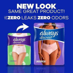 Sous-vêtements d'incontinence pour femmes et post-partum pour adultes, XXL, jusqu'à 100% * Protection contre les fuites de la vessie, 52 CT - Product Image 6