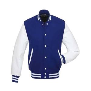 Vestes universitaires grande taille pour hommes et femmes-Ensemble personnalisé en cuir et coton molletonné brodé LOGO Service OEM - Product Image 3