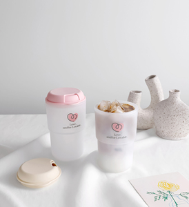 [Fabriqué en Corée] Tasse en plastique à double paroi OHBOTTLE avec couvercle 350 ml - Portable et durable, gobelet personnalisé avec logo - Product Image 2
