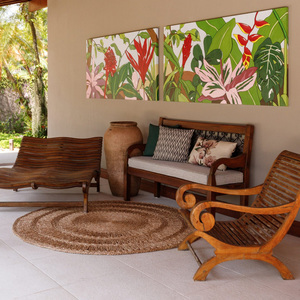 A.mazon, gran oferta, Alfombra de corredor nórdico, decoración de hotel, lujosas alfombras y alfombras orientales de jacinto de agua, soporte FBA - Product Image 2