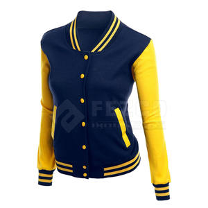 Veste Letterman pour femmes de qualité supérieure Veste Letterman à séchage rapide Veste Letterman à manches longues - Product Image 4