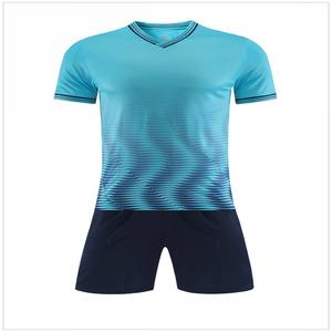 Maillot de football de haute qualité pas cher vêtements de sport respirants avec manches courtes imprimé Design maillot d'équipe pour les sports d'été - Product Image 5