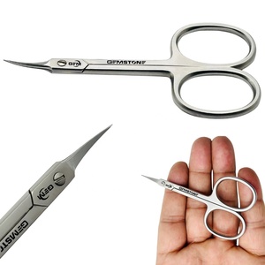 Ciseaux à cuticules en acier inoxydable de qualité supérieure, 3,5 pouces, outil professionnel de manucure et pédicure pour salon de beauté - Product Image 5